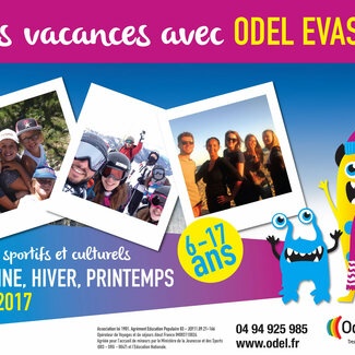 Brochure "Mes vacances avec ODEL EVASION"