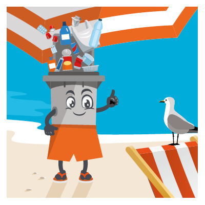 En vacances aussi, je trie !