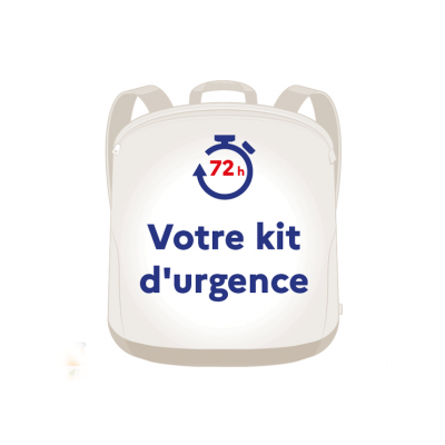 Je prépare mon kit d'urgence 72h