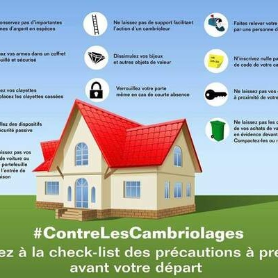 Contre les vols et les cambriolages, ayez les bons réflexes !