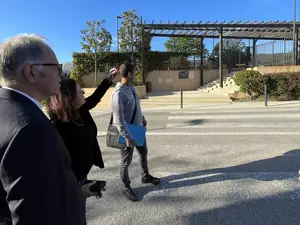 PHILIPPE MAHÉ, PRÉFET DU VAR, EN VISITE À EVENOS