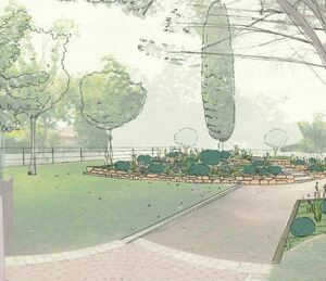 Inauguration du jardin de la Mairie de Sainte-Anne d'Evenos
