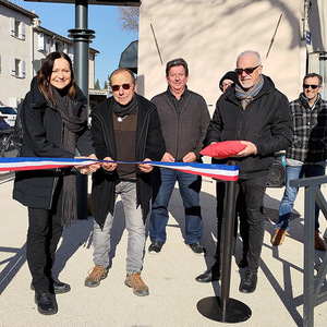 Inauguration du panneau lumineux et des radars pédagogiques de Sainte Anne (…)