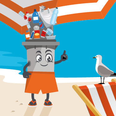 En vacances aussi, je trie !