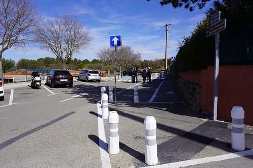 Inauguration des travaux d'aménagement de l'accès à l'école (…)